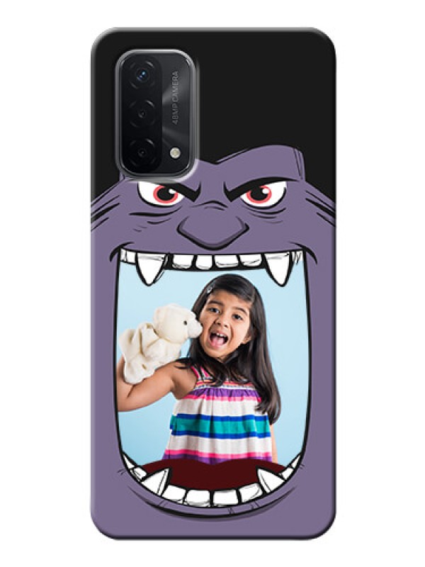 Custom Oppo A74 5G Personalised Phone Covers: Angry Monster Design