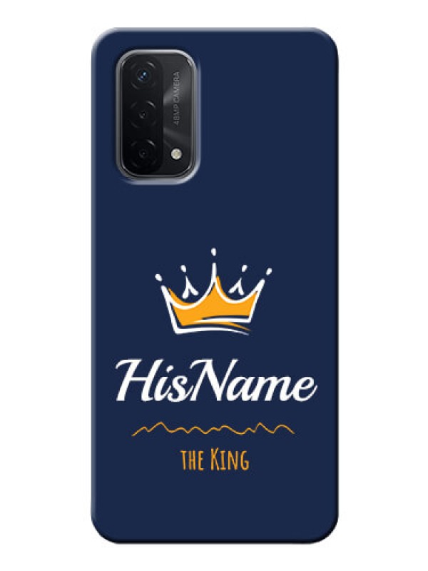 Custom Oppo A74 5G King Phone Case with Name
