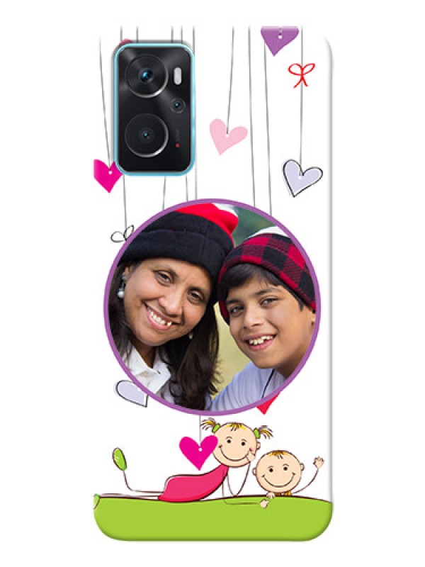 Custom Oppo A76 Mobile Cases: Cute Kids Phone Case Design