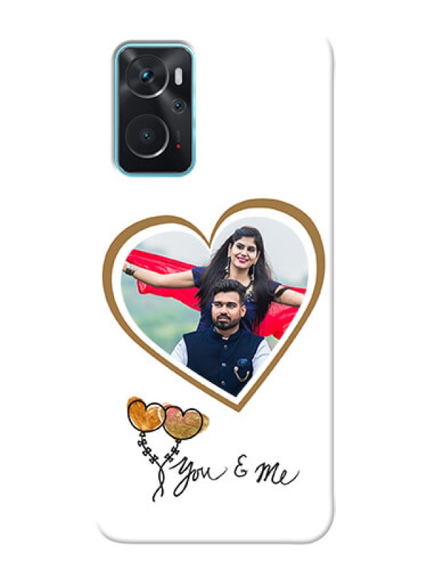 Custom Oppo A76 customized phone cases: You & Me Design