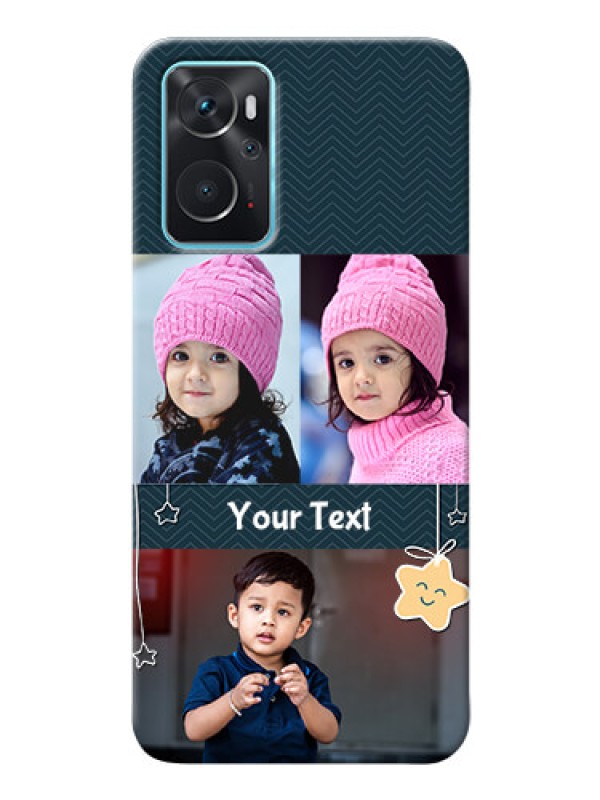 Custom Oppo A76 Mobile Back Covers Online: Hanging Stars Design