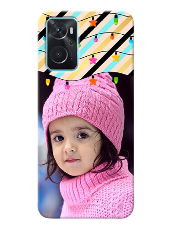 Custom Oppo A76 Personalized Mobile Covers: Lights Hanging Design