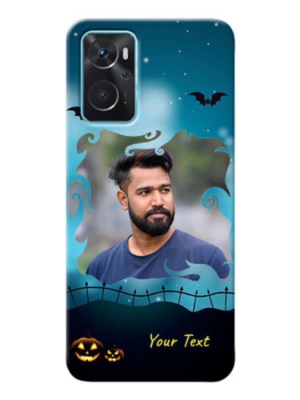 Custom Oppo A76 Personalised Phone Cases: Halloween frame design