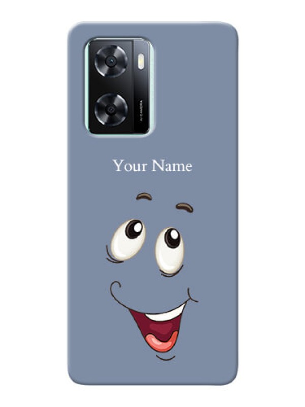 Custom Oppo A77 4G Phone Back Covers: Laughing Cartoon Face Design