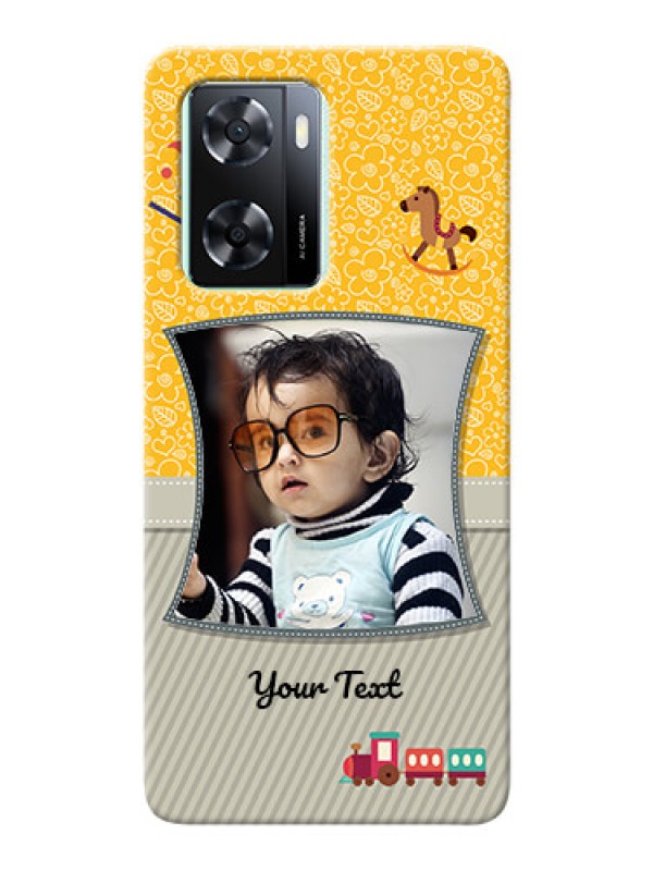Custom Oppo A77s Mobile Cases Online: Baby Picture Upload Design