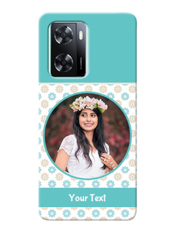 Custom Oppo A77s Custom Mobile Back Covers: Beautiful Flowers Design