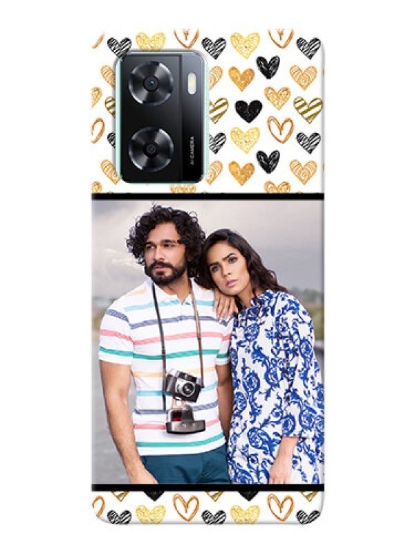 Custom Oppo A77s Personalized Mobile Cases: Love Symbol Design