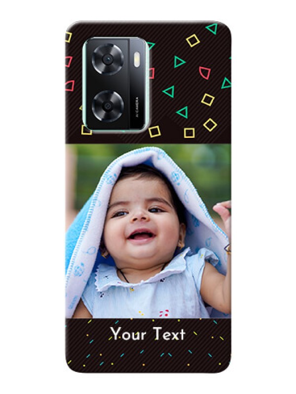 Custom Oppo A77s custom mobile cases with confetti birthday design