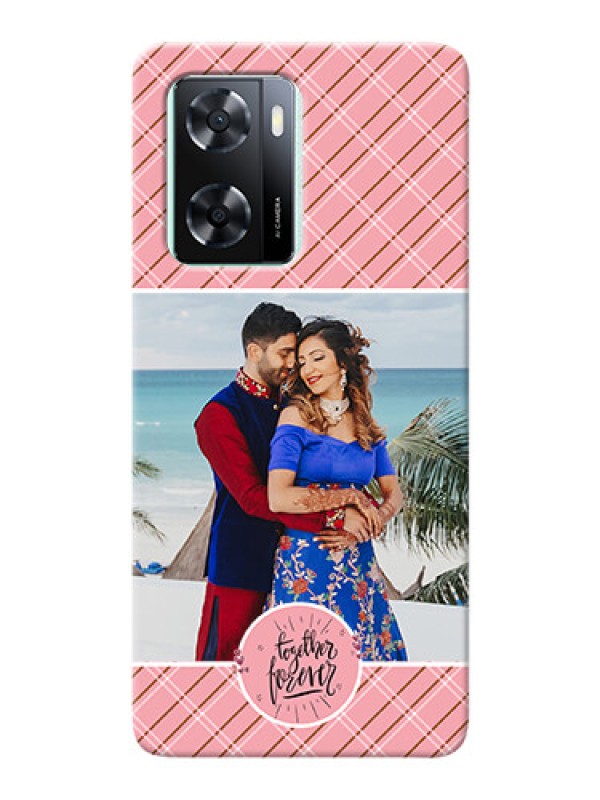 Custom Oppo A77s Mobile Covers Online: Together Forever Design