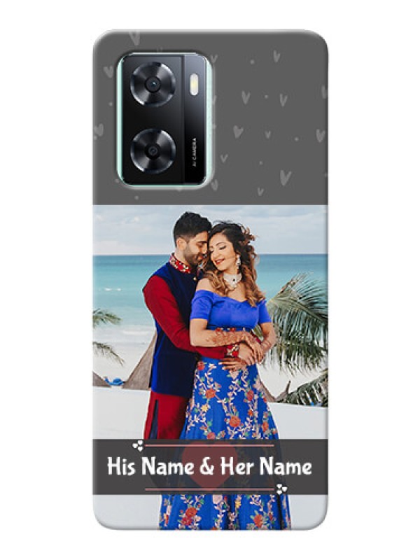Custom Oppo A77s Mobile Covers: Buy Love Design with Photo Online