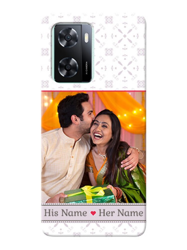 Custom Oppo A77s Phone Cases with Photo and Ethnic Design