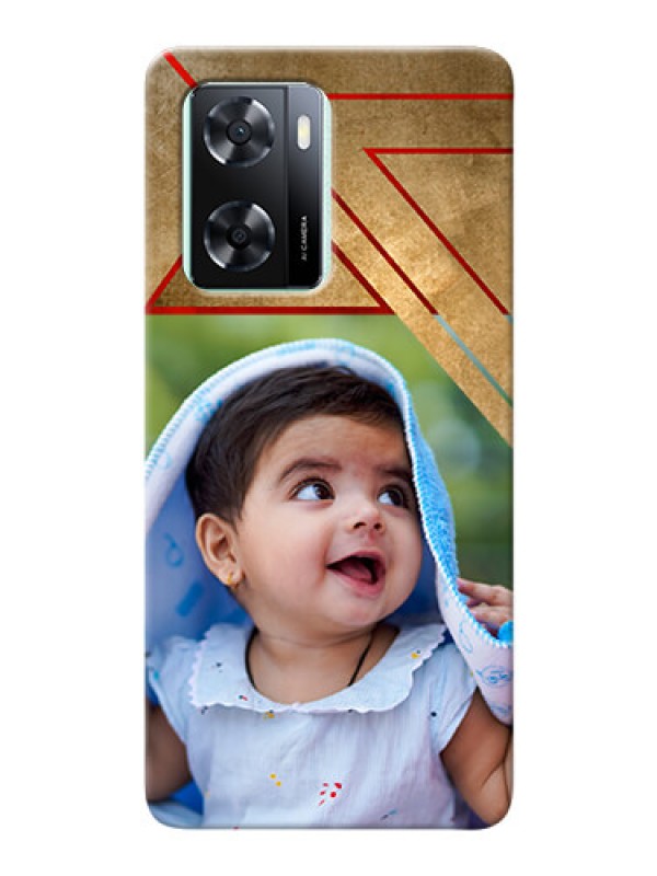 Custom Oppo A77s mobile phone cases: Gradient Abstract Texture Design