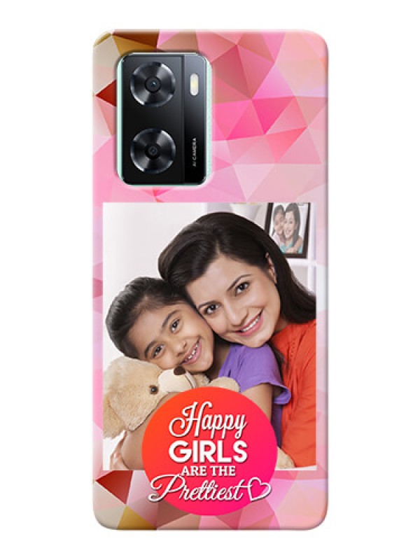 Custom Oppo A77s Personalized Phone Covers: Abstract Triangle Design