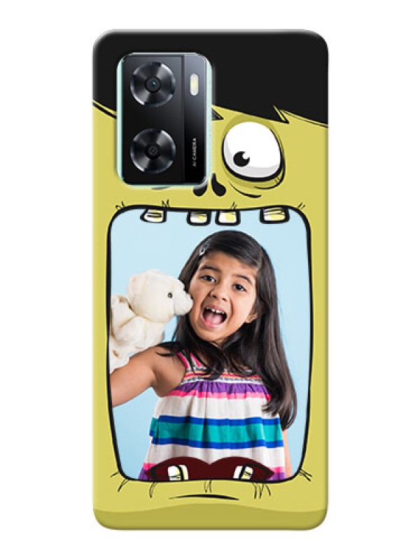 Custom Oppo A77s Mobile Covers: Cartoon monster back case Design