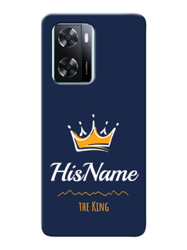 Custom Oppo A77s King Phone Case with Name