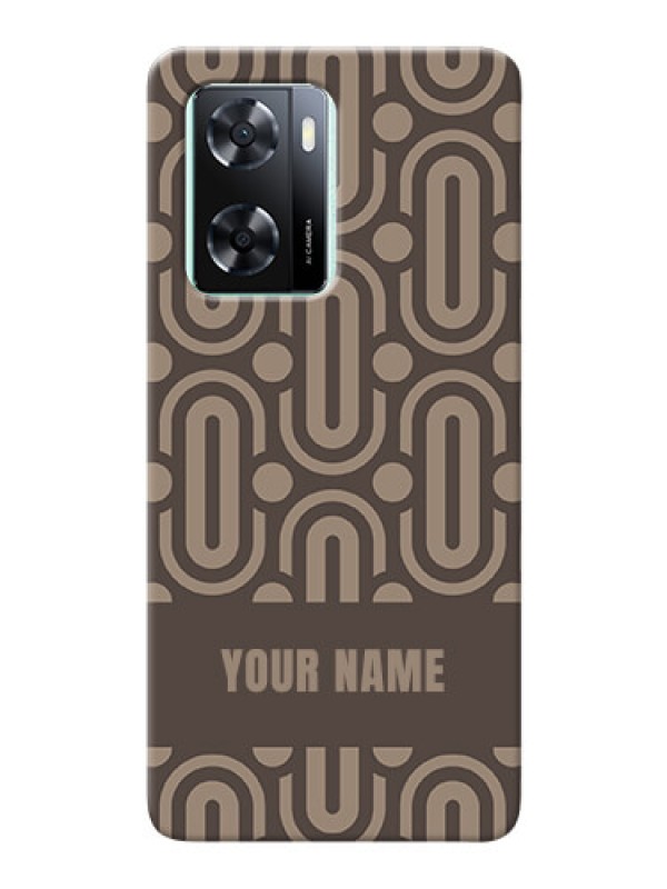 Custom Oppo A77S Custom Phone Covers: Captivating Zero Pattern Design