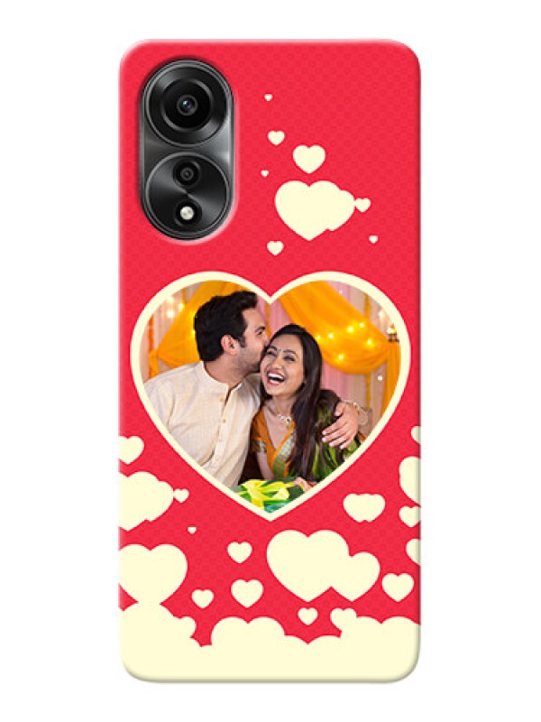 Custom Oppo A78 4G Phone Cases: Love Symbols Phone Cover Design