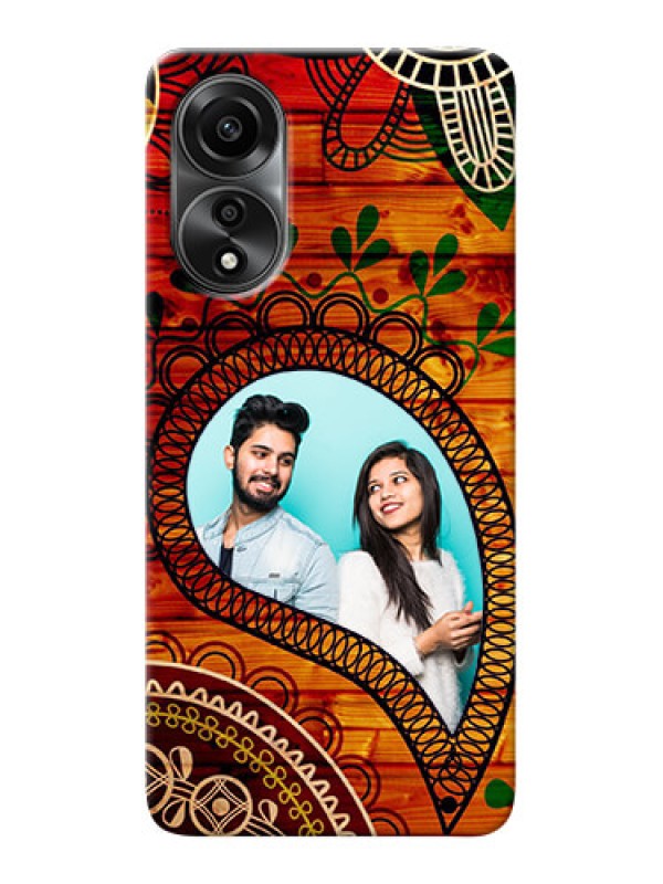 Custom Oppo A78 4G custom mobile cases: Abstract Colorful Design