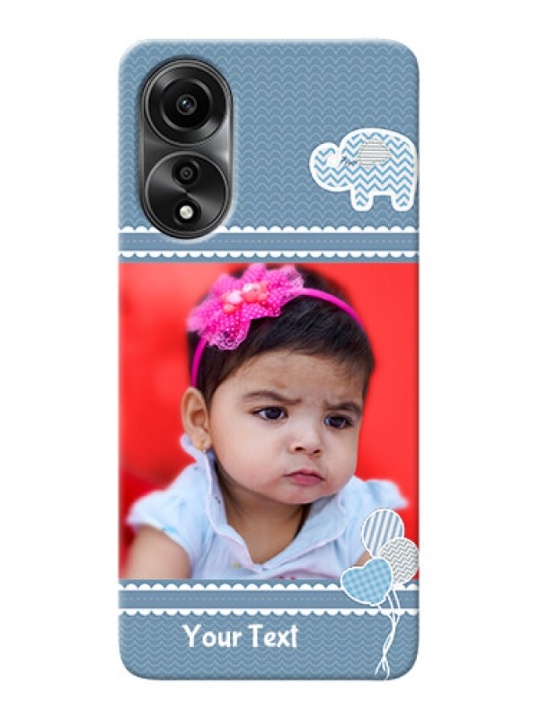 Custom Oppo A78 4G Custom Phone Covers with Kids Pattern Design