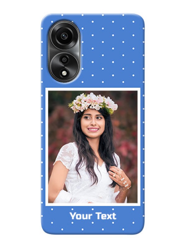 Custom Oppo A78 4G Personalised Phone Cases: polka dots design