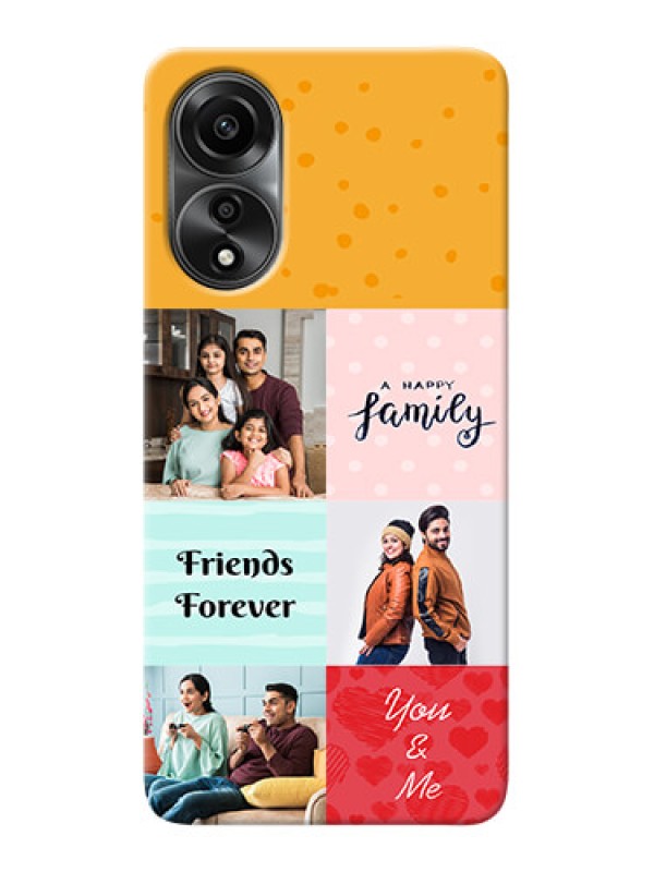 Custom Oppo A78 4G Customized Phone Cases: Images with Quotes Design