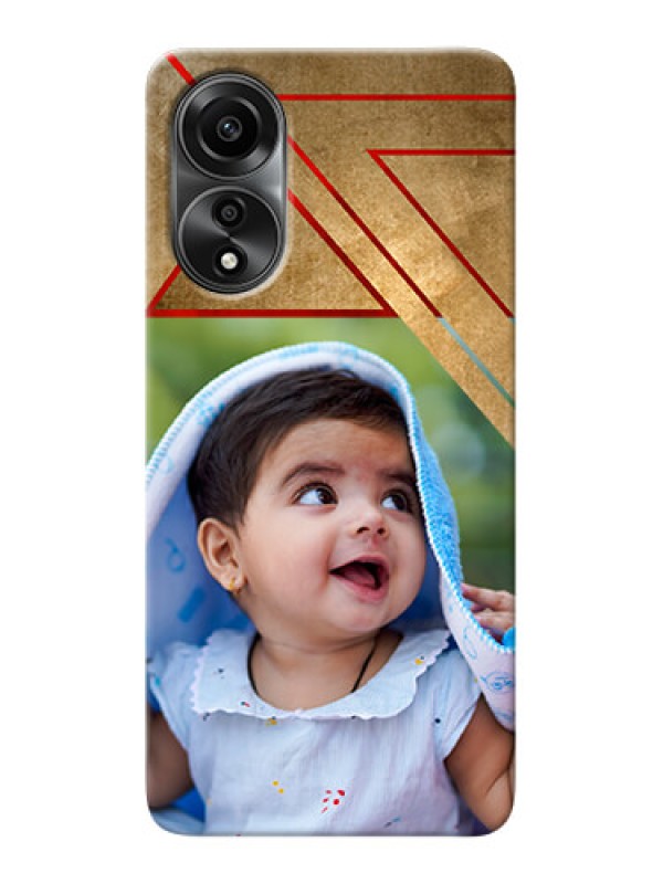 Custom Oppo A78 4G mobile phone cases: Gradient Abstract Texture Design