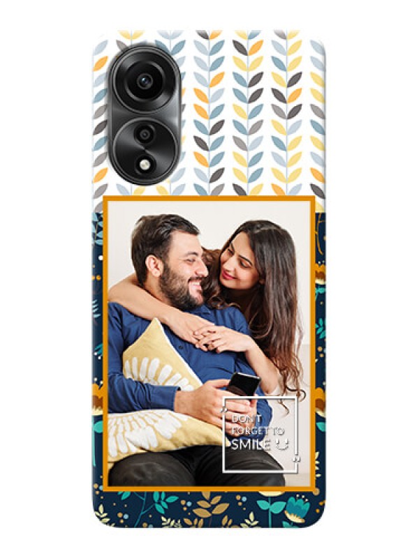 Custom Oppo A78 4G personalised phone covers: Pattern Design