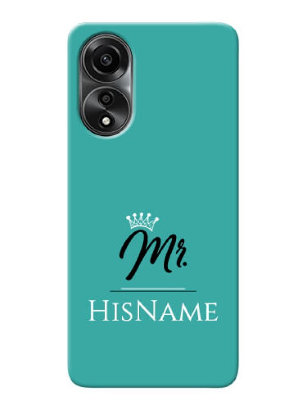Custom Oppo A78 4G Custom Phone Case Mr with Name