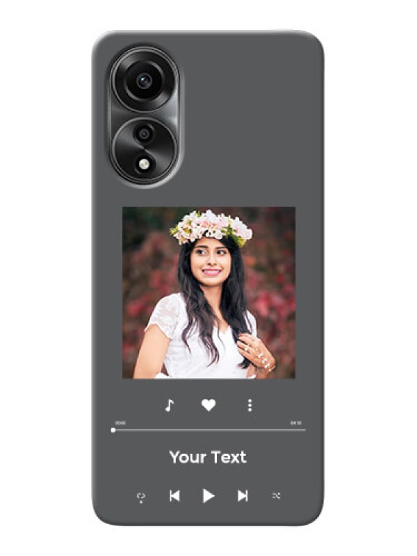 Custom Oppo A78 4G Custom Mobile Case with Play The Music Design