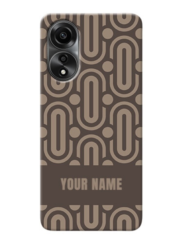 Custom Oppo A78 4G Custom Phone Case with Captivating Zero Pattern Design