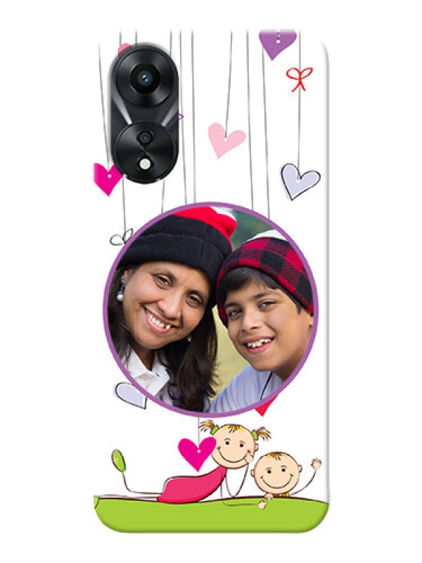 Custom Oppo A78 5G Mobile Cases: Cute Kids Phone Case Design