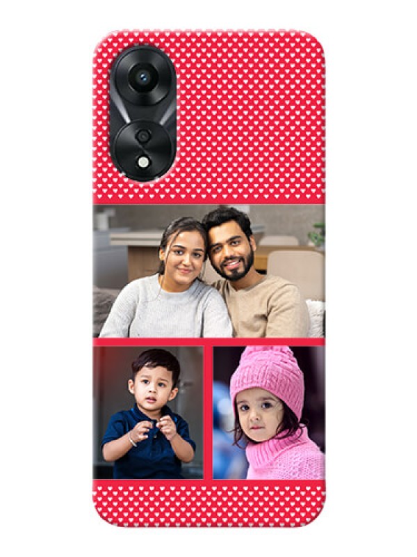 Custom Oppo A78 5G mobile back covers online: Bulk Pic Upload Design