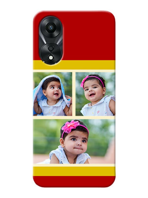Custom Oppo A78 5G mobile phone cases: Multiple Pic Upload Design