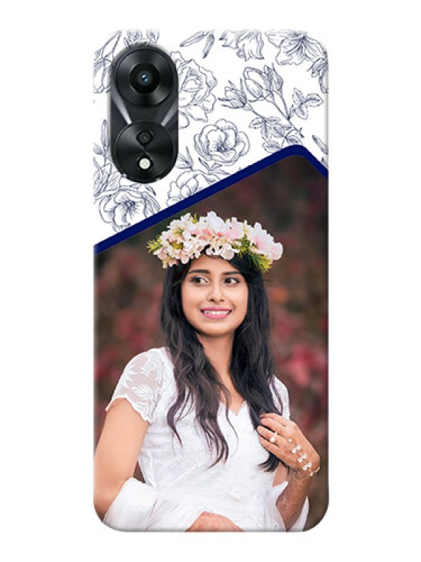 Custom Oppo A78 5G Phone Cases: Premium Floral Design
