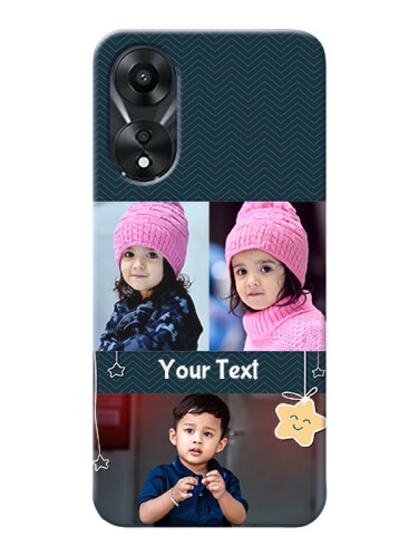 Custom Oppo A78 5G Mobile Back Covers Online: Hanging Stars Design