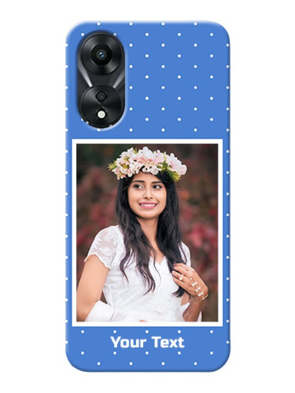 Custom Oppo A78 5G Personalised Phone Cases: polka dots design