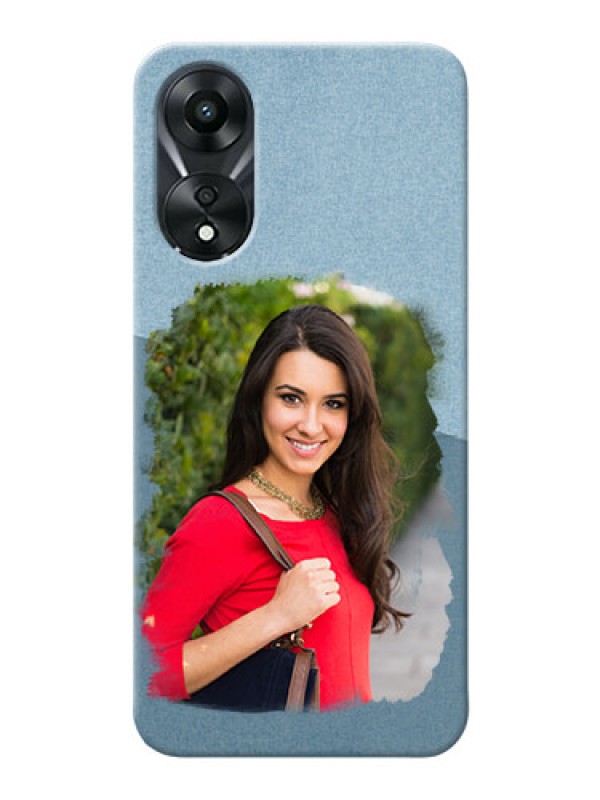 Custom Oppo A78 5G custom mobile phone covers: Grunge Line Art Design