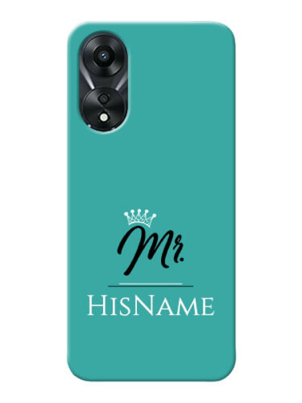 Custom Oppo A78 5G Custom Phone Case Mr with Name