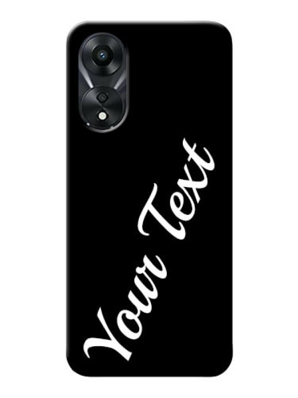Custom Oppo A78 5G Custom Mobile Cover with Your Name