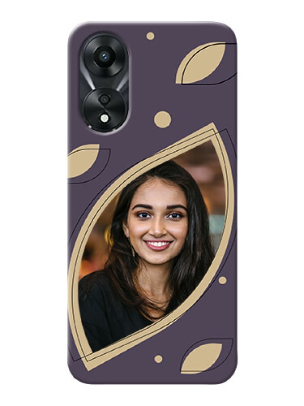 Custom Oppo A78 5G Custom Phone Cases: Falling Leaf Design