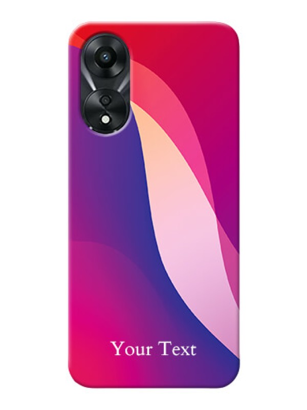 Custom Oppo A78 5G Mobile Back Covers: Digital abstract Overlap Design