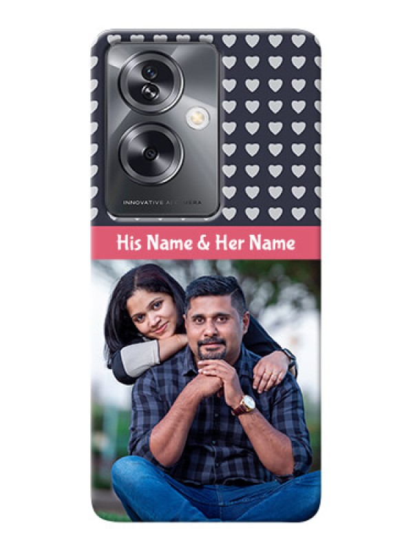 Custom Oppo A79 5G Custom Mobile Case with Love Symbols Design