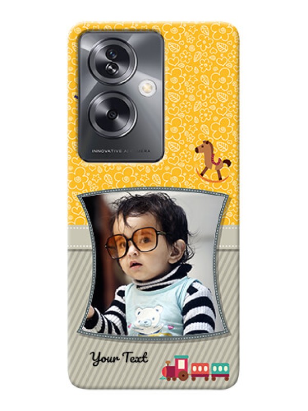Custom Oppo A79 5G Mobile Cases Online: Baby Picture Upload Design