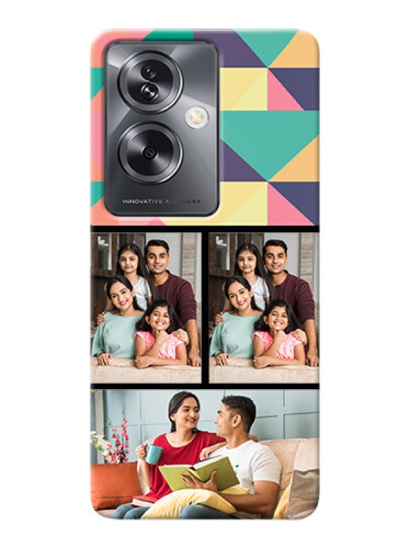 Custom Oppo A79 5G personalised phone covers: Bulk Pic Upload Design