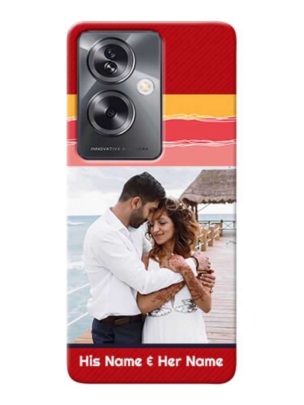 Custom Oppo A79 5G custom mobile phone covers: Colorful Case Design