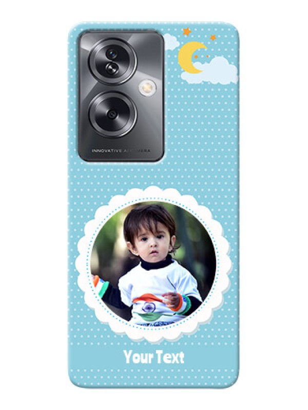 Custom Oppo A79 5G mobile cases online: violet Pattern Design