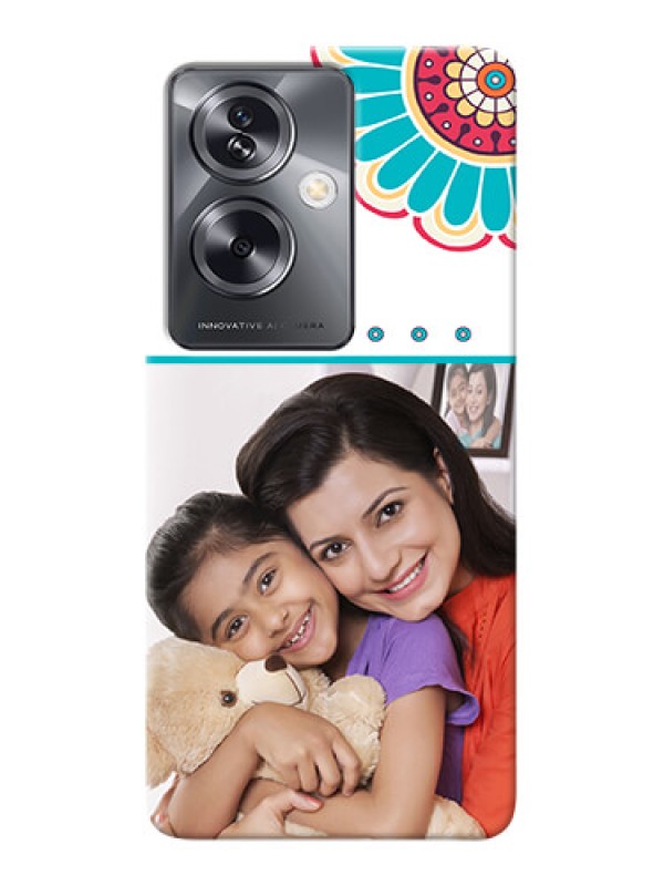 Custom Oppo A79 5G custom mobile phone cases: Flower Design