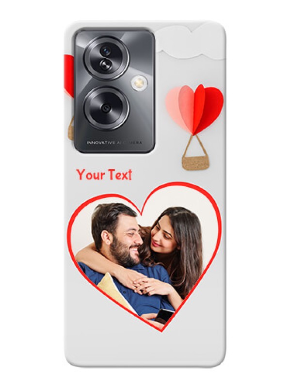 Custom Oppo A79 5G Phone Covers: Parachute Love Design