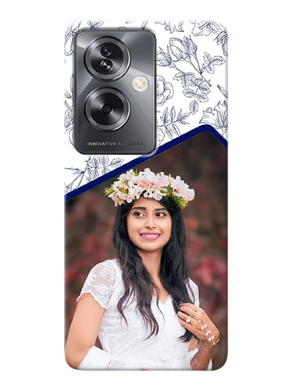 Custom Oppo A79 5G Phone Cases: Premium Floral Design