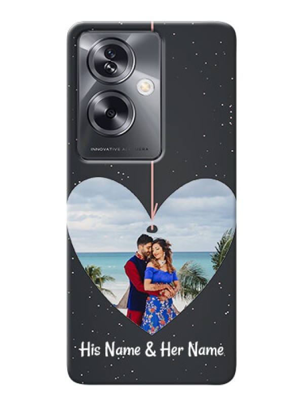 Custom Oppo A79 5G custom phone cases: Hanging Heart Design